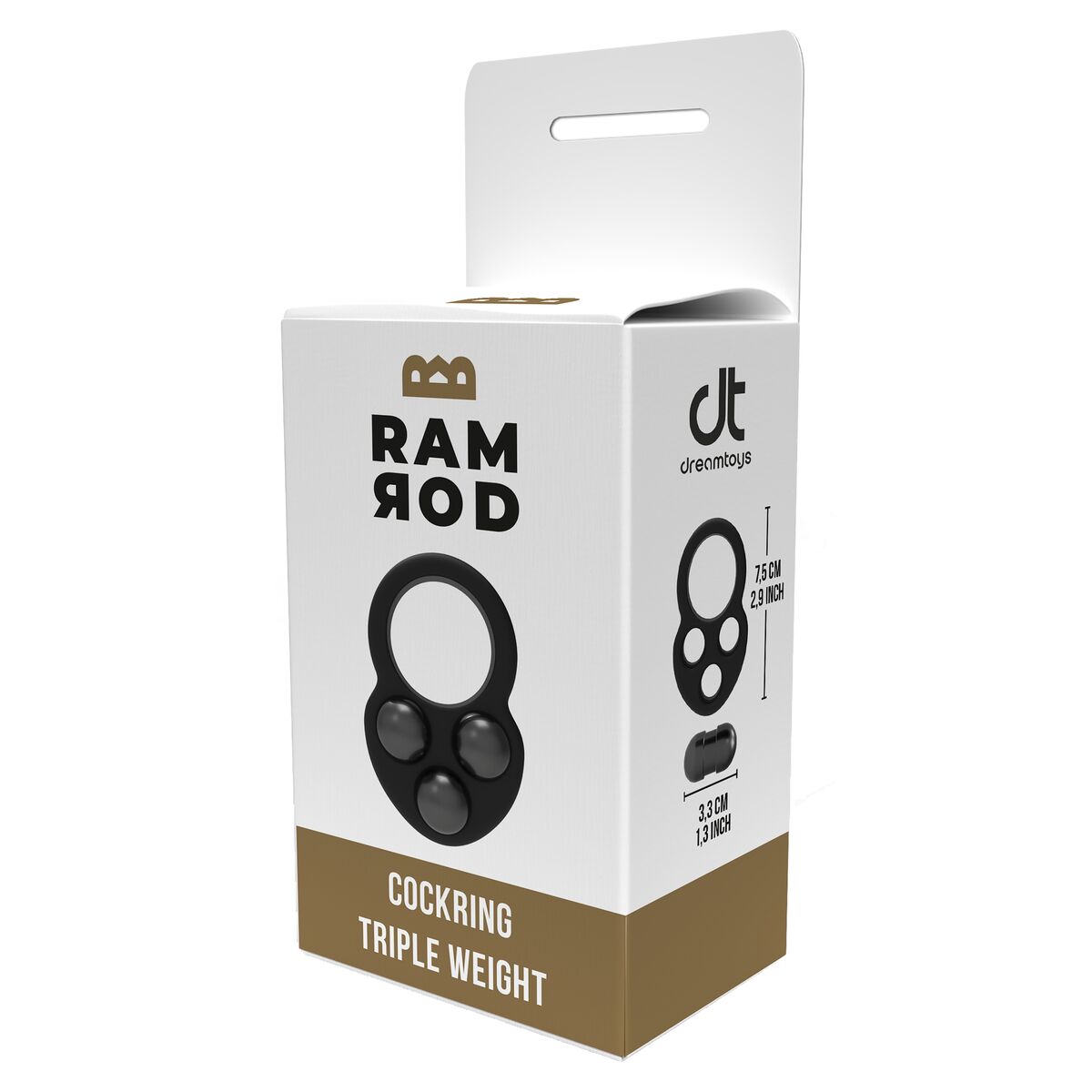 Peeniserõngad Dream Toys Ramrod Must